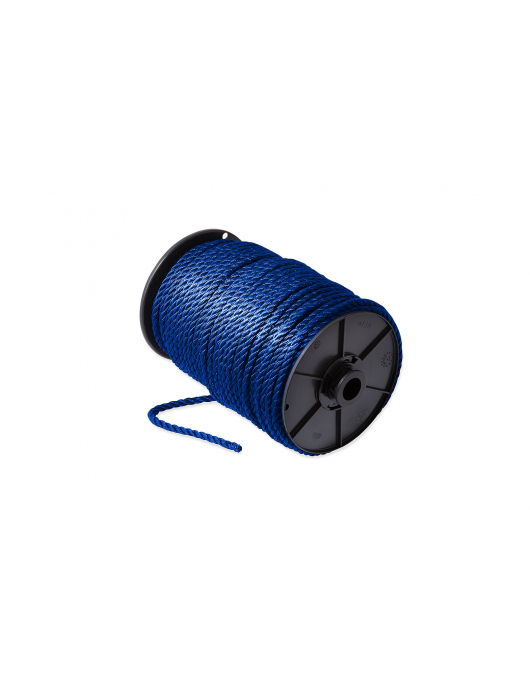 BTL.060.BLW-D / BOOTLIJN 3-STRENGS PP 06MM BLAUW ROL 70 MTR