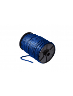 BTL.080.BLW-H / BOOTLIJN 3-STRENGS PP 08MM BLAUW ROL 70 MTR