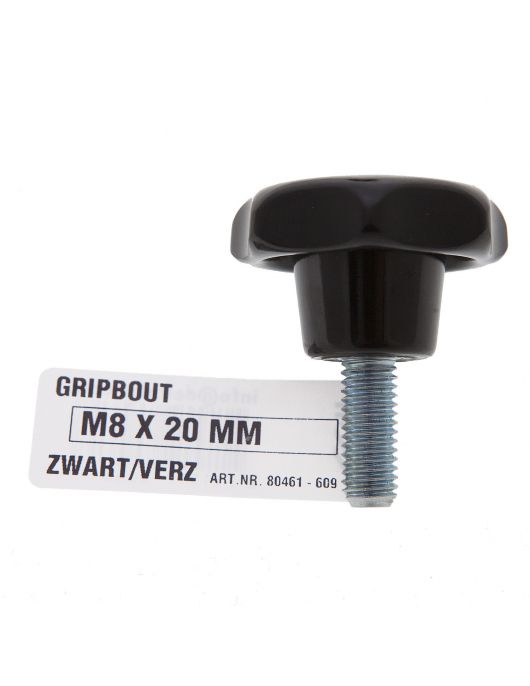 GRIPBOUT ZWART VZ M10 X 20 MM DIN 6336A 1ST