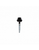 DAK&GEVEL PROFIELPLAATSCHROEF VZ GITZWART RAL9005 4.9X35 (50)