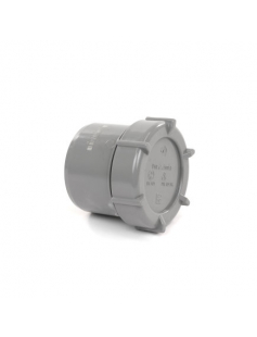 EINDSTUK + SCHROEFDEKSEL, PVC, UITW LIJM, KOMO, 50 MM EINDSTUK + SCHROEFDEKSEL, PVC, UITW LIJM, KOMO, 50 MM