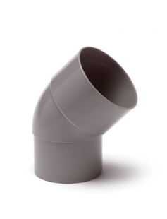 DYKA HWA BOCHT 45°, PVC, INW LIJM X VERJ SPIE, GRIJS, 70 MM DYKA HWA BOCHT 45°, PVC, INW LIJM X VERJ SPIE, GRIJS, 70 MM