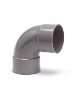 PIPELIFE BOCHT 90°, PVC, 2X INW LIJM, GRIJS, KOMO, 75 MM PIPELIFE BOCHT 90°, PVC, 2X INW LIJM, GRIJS, KOMO, 75 MM