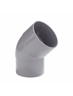 DYKA HWA BOCHT 45°, PVC, INW LIJM X VERJ SPIE, GRIJS, 80 MM DYKA HWA BOCHT 45°, PVC, INW LIJM X VERJ SPIE, GRIJS, 80 MM