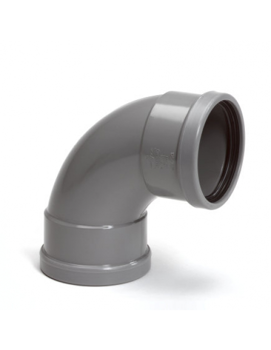 WAVIN BOCHT 88°, PVC, 2X MANCHET, SN4, 125 MM