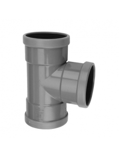 WAVIN T-STUK 88°, PVC, 3X MANCHET, SN4, 125 MM WAVIN T-STUK 88°, PVC, 3X MANCHET, SN4, 125 MM