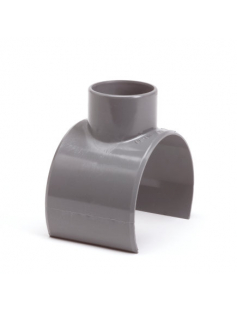 NICOLL KLEMZADEL, PVC, GRIJS, 125 X 50 MM NICOLL KLEMZADEL, PVC, GRIJS, 125 X 50 MM