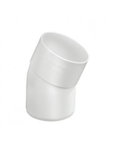 DYKA HWA BOCHT 22°, PVC, INW LIJM X SPIE, WIT, 80 MM DYKA HWA BOCHT 22°, PVC, INW LIJM X SPIE, WIT, 80 MM