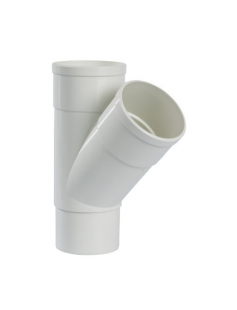 PIPELIFE T-STUK 45°, PVC, 2X INW LIJM, 1X VERJ SPIE, W, 80MM PIPELIFE T-STUK 45°, PVC, 2X INW LIJM, 1X VERJ SPIE, W, 80MM