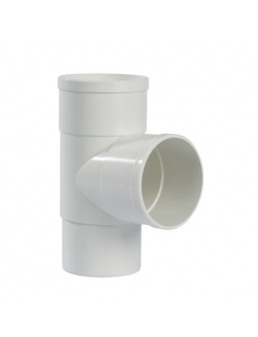 PIPELIFE T-STUK 87°, PVC, 2X INW LIJM, 1X VERJ SPIE, W, 80MM PIPELIFE T-STUK 87°, PVC, 2X INW LIJM, 1X VERJ SPIE, W, 80MM