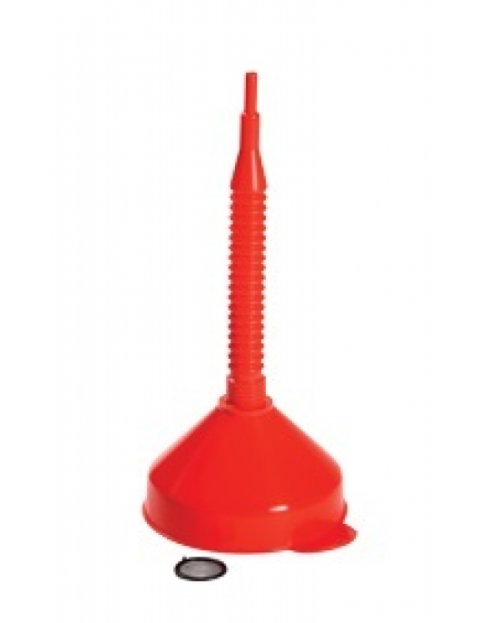 TRECHTER MET FLEXIBELE TUIT EN ZEEF, 160MM