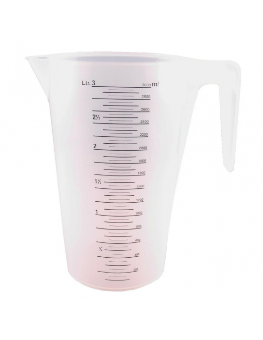 MAATBEKER KUNSTSTOF, 3-LITER