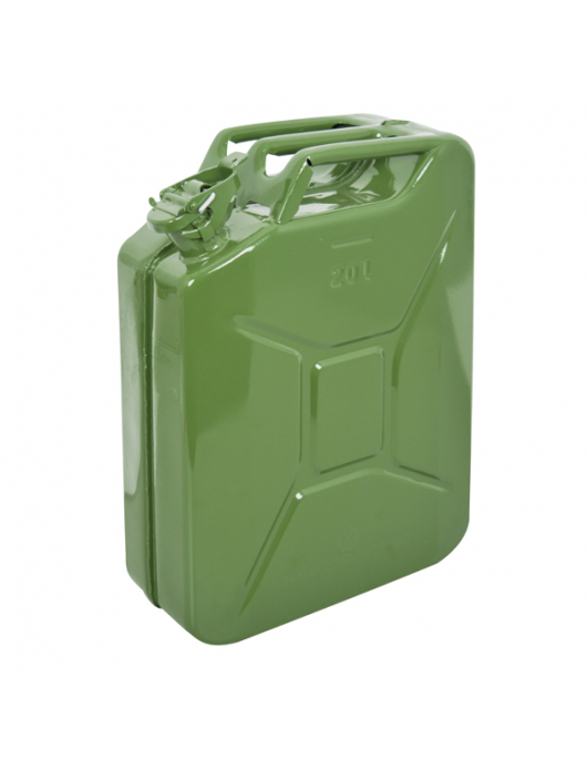 CARPOINT BENZINEKAN 20LTR GROEN METAAL UN-KEUR