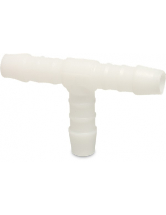 T-STUK 90° NYLON 13 MM SLANGTULE 10BAR WIT