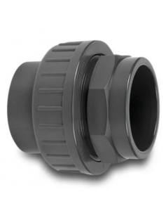 VDL KOPPELING PVC-U 40 MM LIJMMOF 16BAR GRIJS TYPE A